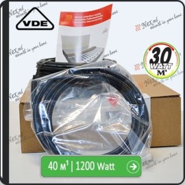 40м¹ǀ1200W C&F Black Cable