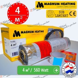 Magnum Foil Mat (Aluminum): 4 м² - 560 W