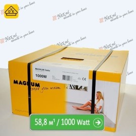 Нагревательный кабель Магнум 58,8 м/п - 1000 Ватт - «от 4,40 м² до 7,35 м²»