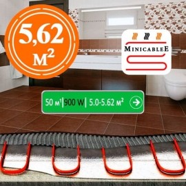 Под плитку или в стяжку «MinicableE»  50 м¹ - 900 W - «от 5 м² до 5,62 м²»