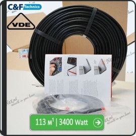 113м¹ǀ3400W C&F Black Cable