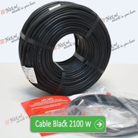 Нагревательный кабель «C&F Technics 17 Black» - 2100 Ватт