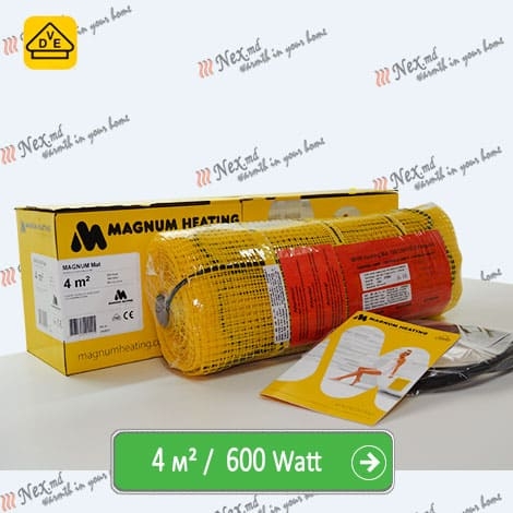 Kit gata «Magnum Mat 4 м²; 600 W»