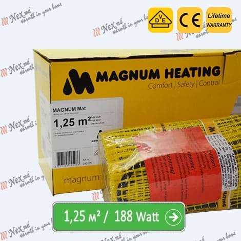 Готовый комплект «Magnum Mat 1,25 м²; 188 W»