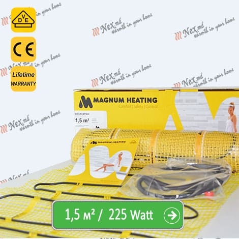 Kit gata «Magnum Mat 1,5 м²; 225 W»