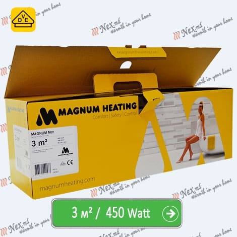 Готовый комплект «Magnum Mat 3 м²; 450 W»