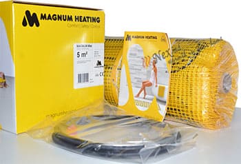 Magnum Mat 5,0 m² - 750 wați. Podea caldă sub teracotă.