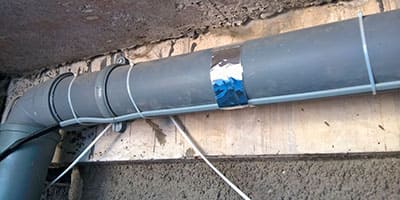 Обогрев канализационной трубы Обогрев канализационной трубы