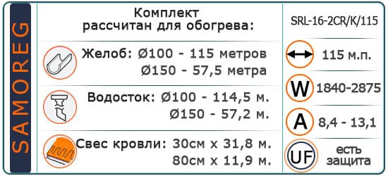 Кабель Саморег. с УФзащ. Экранированый SRL-16-2CR/К/115