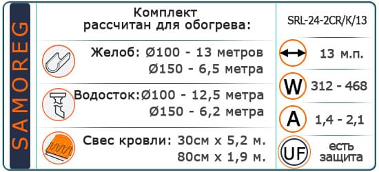 Кабель Саморег. с УФзащ. Экранированый SRL-24-2CR/К/13