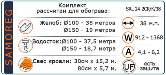 Кабель Саморег. с УФзащ. Экранированый SRL-24-2CR/К/38