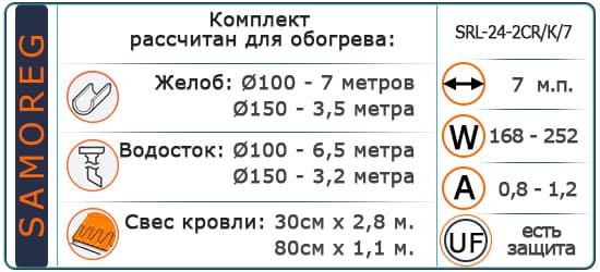 Кабель Саморег. с УФзащ. Экранированый SRL-24-2CR/К/7