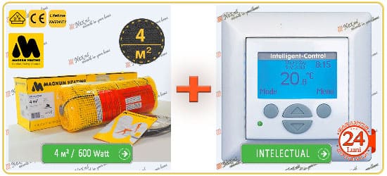 Magnum Mat 4 м2, 600 W + Termoregulator Magnum Intelligent