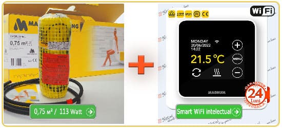 Magnum Mat 0,75 м2, 113 W + Termoregulator MRC Smart WiFi White