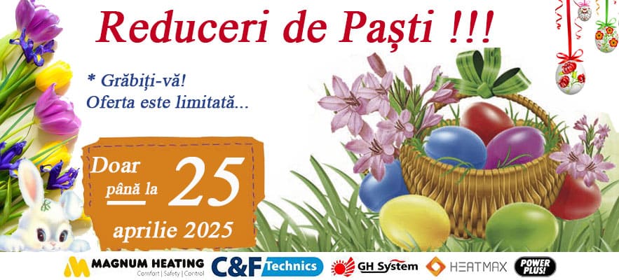 Reduceri de Paste 2025 la pardoseala si termostate in Moldova!