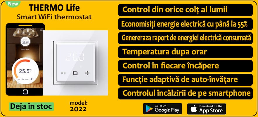 Reduceri pentru încălzirea prin pardoseală și termostate în Moldova și Chișinău în mai 2022