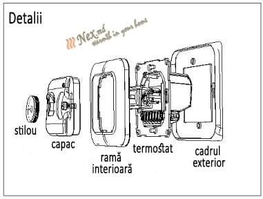 Procedura de montare si demontare a termostatului rtc 70