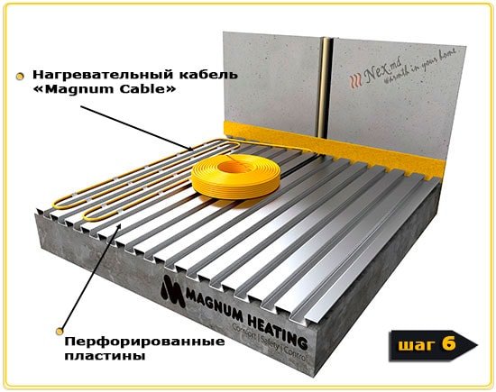 MAGNUM Cable Installation on Perforated Plates 6