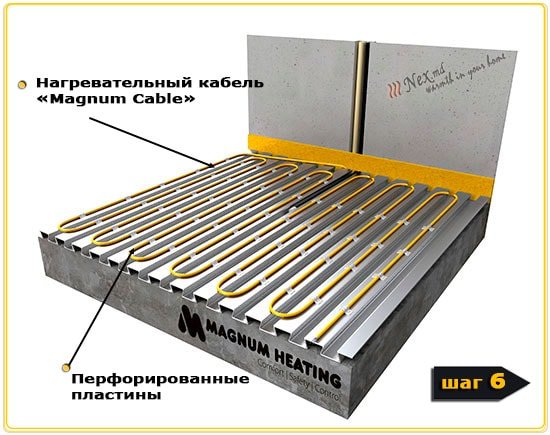 MAGNUM Cable Installation on Perforated Plates 8