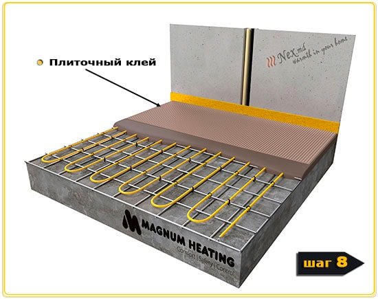 MAGNUM Cable Installation on a metal mesh 10