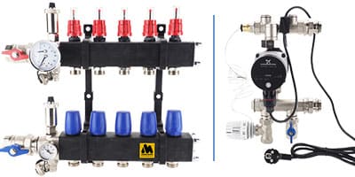 Коллекторы и распределители для водяного теплого пола